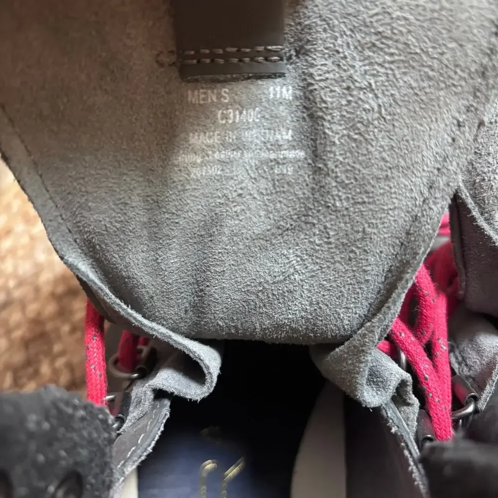 Cole Haan Zerogrand Waterproof Grey sz11 Nubuck Leather Hiker Boots Gorpcore